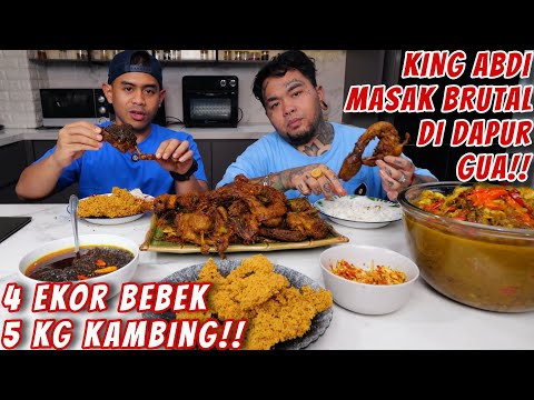 KING ABDI MASAK BEBEK  HITAM VIRAL DI DAPUR TANBOY KUN!!