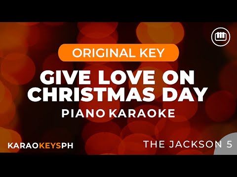 Give Love On Christmas Day – The Jackson 5 (Piano Karaoke)