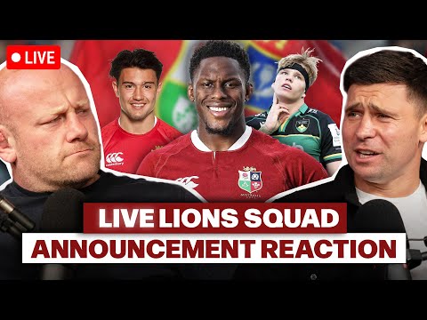 Itoje Captain, Pollock In, Doris Out | British & Irish Lions Squad | Ben Youngs & Dan Cole Reaction