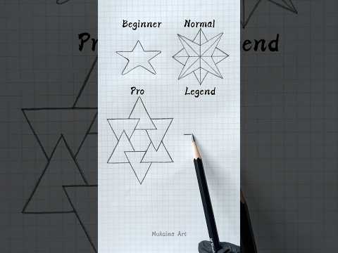 How to draw star😱⭐️ #shorts #craft #art #drawing #crafts #satisfying