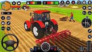 Indian Farming Tractor Simulator #indianGame Real villagers Gameplay