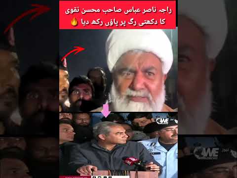 راجہ ناصر عباس نے محسن نقوی کی دکھتی رگ پر پاؤں رکھ دیا #youtubeshorts #trending #shortvideo
