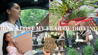 How I lost my fear of driving, running errands, flower arrangements + Amazon Haul