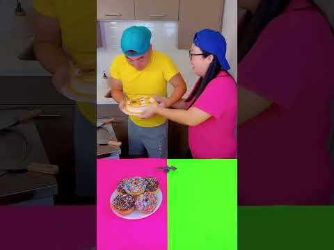 Emoji cake vs donuts ice cream challenge! #funny by Ethan Funny Family