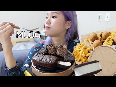 [밈PD | VLOG] mlog 리얼한 미현이의 세상_7/ 브이로그라며 , 왜 먹기만 하는거야...?(feat.아이스나라에서 온 사춘기절정기 크림이)