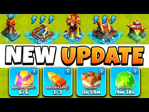 NEW Magic Snacks & Supercharged Features Explained | UPDATE Sneak Peek 2 (Clash of Clans)