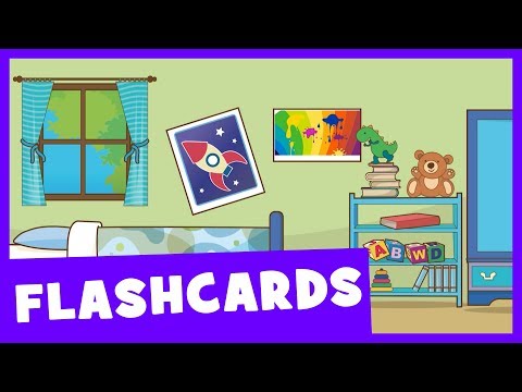 Learn Rooms of the House | Talking Flashcards - YouTube