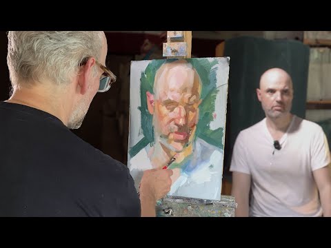 I Get Painted by One of UK's BEST Portrait Artists