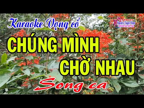 Karaoke vọng cổ CHÚNG MÌNH CHỜ NHAU – SONG CA