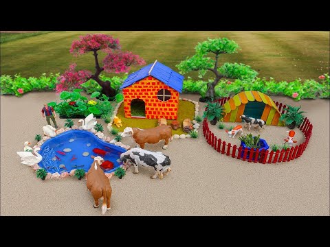 How to make a fun farm | DIY Mini Projects | @RaceToyTime