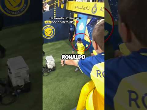 Ronaldo Broke This Young Fanโs Heart ๐ฑ #ronaldo #football #shorts