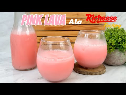 RESEP PINK LAVA ALA RICHEESE FACTORY UDAH BERHASIL DI BONGKAR 🔥👍