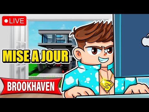 🔴 LIVE ! MISE A JOUR BANQUE SUR BROOKHAVEN ROBLOX