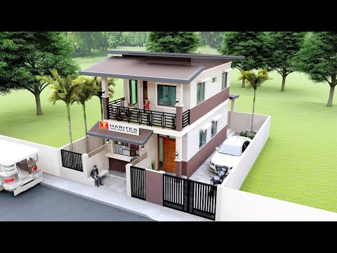2 STOREY SMALL HOUSE DESIGN | 5 X 9 METERS | 2 BEDROOM