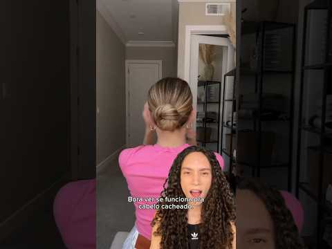 Não desistam dos seus sonhos 😍 Você conseguiria reproduzir esse penteado no seu cabelo?
