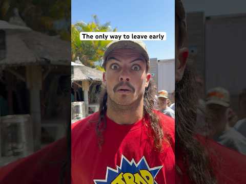 The party doesn’t start until I leave