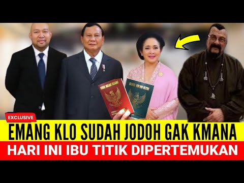 MOMEN BAHAGIA IBU TITIK SUHARTO DAN PAK PRABOWO SUBIANTO BERTEMU BERSAMA AKTOR STEVEN SEAGAL WAOW