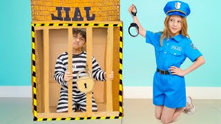 नस्त्या और कार्डबोर्ड की कैद से बच निकलने की मजेदार चुनौती