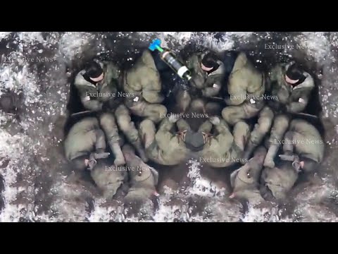 24 Second Attack!! Ukrainian FPV drones wipe out Russian soldier in frontlines Avdiivka