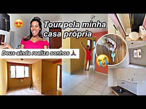 COMPREI MEU PRIMEIRO APARTAMENTO!!! 🙏🏾😭🏠 ~ tour, emoção e desabafo