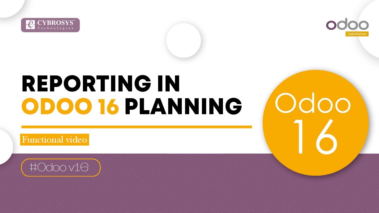 Reporting in Odoo 16 Planning App | Odoo 16 Enterprise Edition | Odoo 16 Planning Module | 09.05.2023

One of the most important features of Odoo is that it provides analytical and graphical reports of the actions recorded in every ...