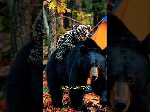 「毒キノコで命を脅かされた子グマを救え！」