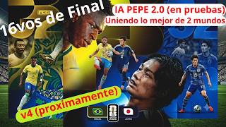 Brasil vs Japon | World Cup 2026 v4 con IA PEPE 2.0 - lo mejor de 2 mundos🔥(trabajando 👷‍♂️)