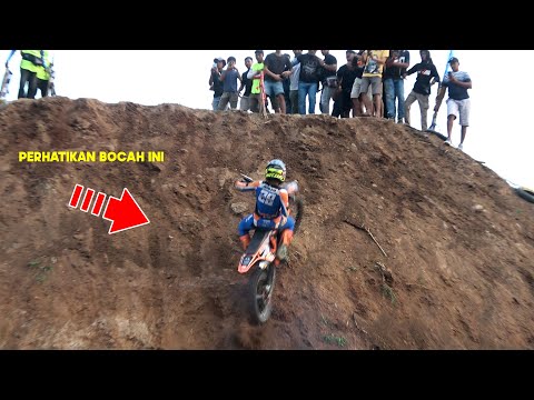 BOCAH INI Bikin penonton PANIK   Tanjakan HARD ENDURO HIU SELATAN