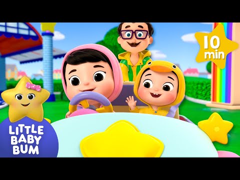 Max and Mia Kart Race🚘 | 🚌Wheels on the BUS Songs! 🚌 Nursery Rhymes for Kids