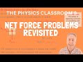 Analyzing Net Force Problems with Angled Forces