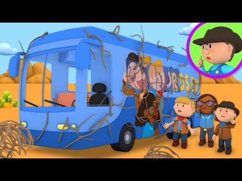 A Concert Tour Bus Goes to Carl's Car Wash | Cartoon for Kids