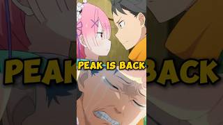 PEAK IS BACK BABY 🗣️🔥 #rezero #shorts #anime #subaru #ram #emilia #webnovel