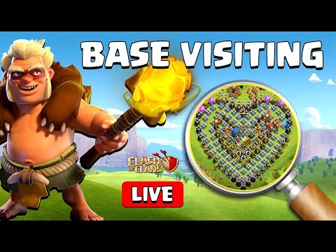 Base Visiting & Giveaway - #ClashOfClans #coclive