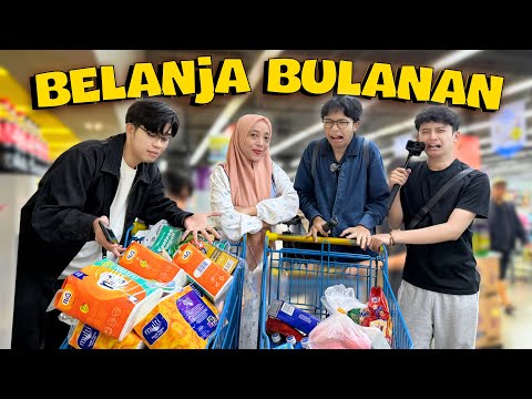 GAWATT😱⁉️IBU PANTAU KITA BELANJA BULANAN😬