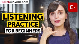 Turkish Listening Comprehension for Beginners