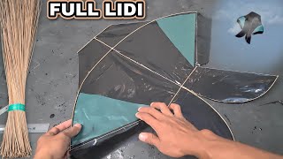 BIKIN LAYANGAN COTEK  MINI DARI LIDI 1 JAM JADI!!!