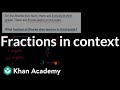 Understanding Fractions in Real-World Scenarios