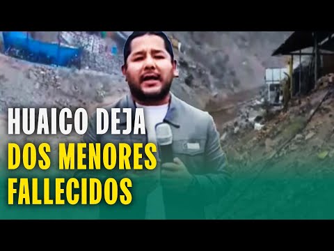 Dos menores de edad fallecidos tras huaico en Arequipa: "Un muro se vino abajo"