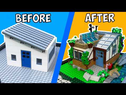 I Upgraded basic LEGO HOUSES...