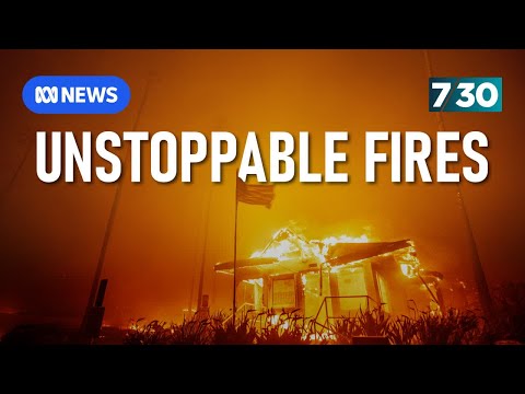 Why battling LA's wildfires is like 'trying to stop a typhoon' | 7.30