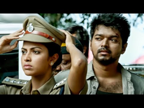 विजय को मारने आये कुछ गुंडे बेहद खतरनाक एक्शन सीन | Thalaivaa South Dubbed Action Scene