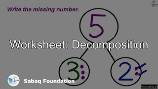 Worksheet: Decomposition