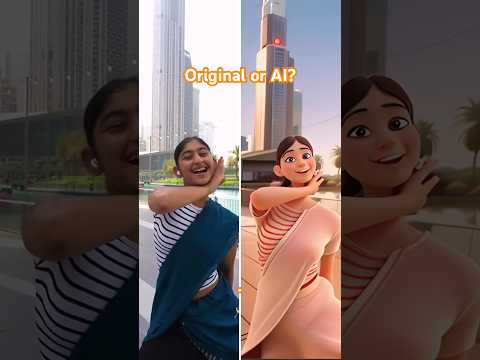 Original Vs AI - Pushpa2 #jodistep #dance #ai #trending #rashmika @VibesofAI