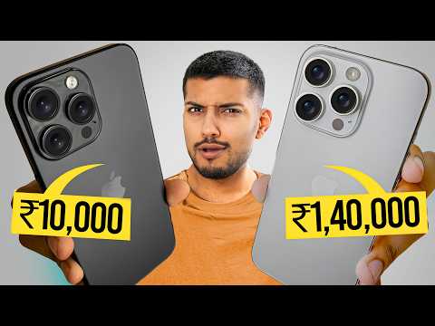 ₹10,000 iPhone vs ₹1,40,000 iPhone ! *Asli Sach*