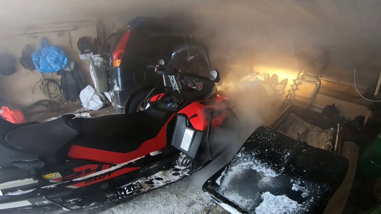 Запуск в -35 Ski-Doo Skandic SWT 900 ACE Рыбалка 15. 11. 2019