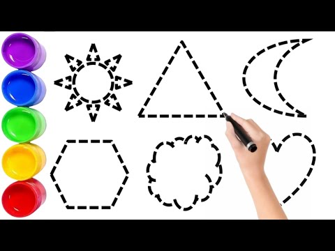 easy Shape Drawing kids vegetable song for kids fun rhyme for kids| Nursery RhymesOval children song