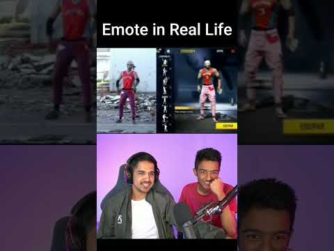 Free Fire Emote In Real Life