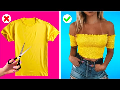 15 IDEIAS DIY INTELIGENTES COM ROUPAS E ACESSÓRIOS | ESTILO COM HACKS FEMININOS!  IDER ALVES