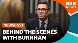YouTube video thumbnail: Behind the Scenes With new UK Prime Minister Andy Burnham