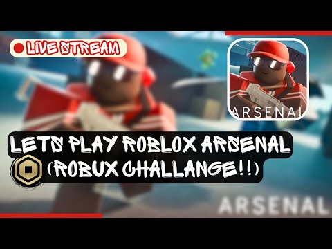 (ROBUX CHALLENGE) TEAM THAT WINS IN ARSENAL GETS 100 ROBUX! | CHECK DESC! #roblox #arsenal #viral